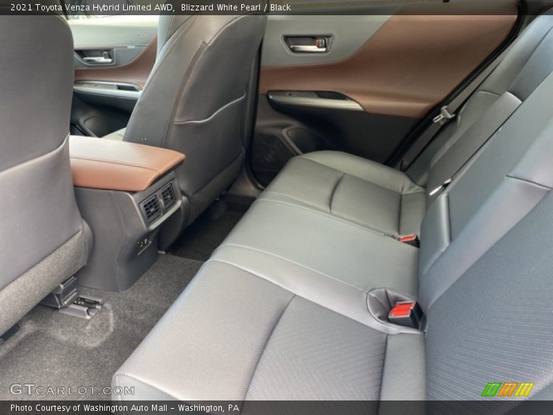Blizzard White Pearl / Black 2021 Toyota Venza Hybrid Limited AWD