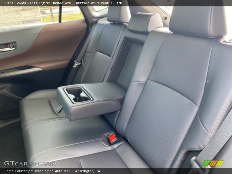 Blizzard White Pearl / Black 2021 Toyota Venza Hybrid Limited AWD