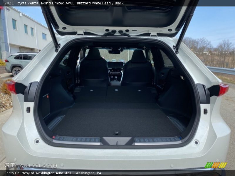 Blizzard White Pearl / Black 2021 Toyota Venza Hybrid Limited AWD