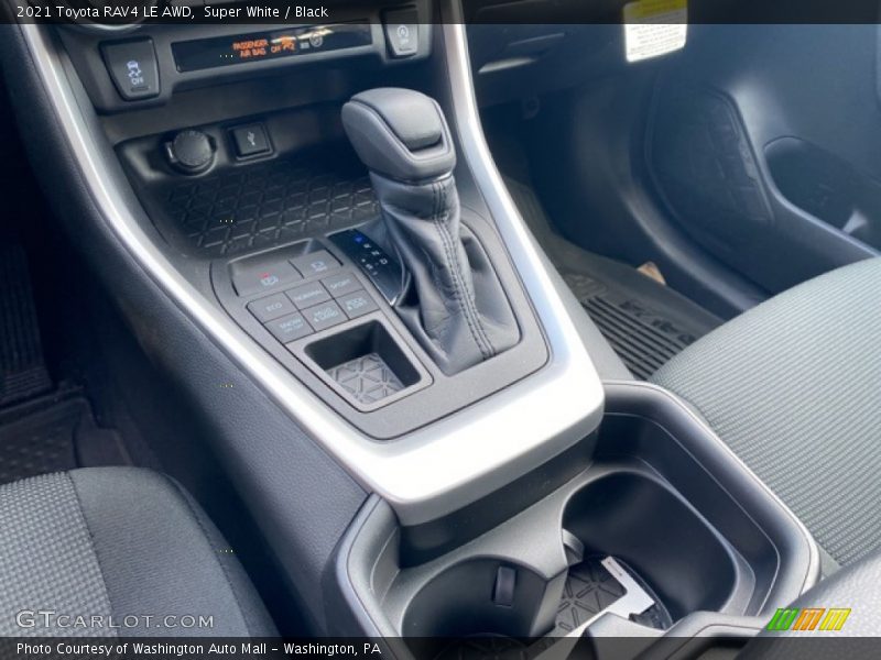 Super White / Black 2021 Toyota RAV4 LE AWD