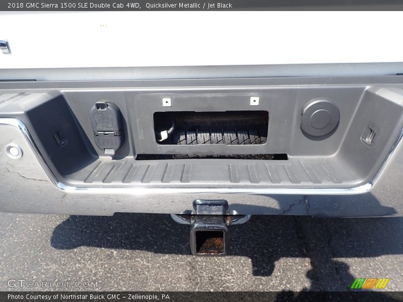 Quicksilver Metallic / Jet Black 2018 GMC Sierra 1500 SLE Double Cab 4WD