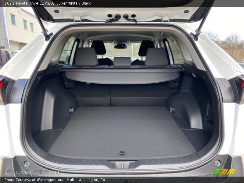 Super White / Black 2021 Toyota RAV4 LE AWD
