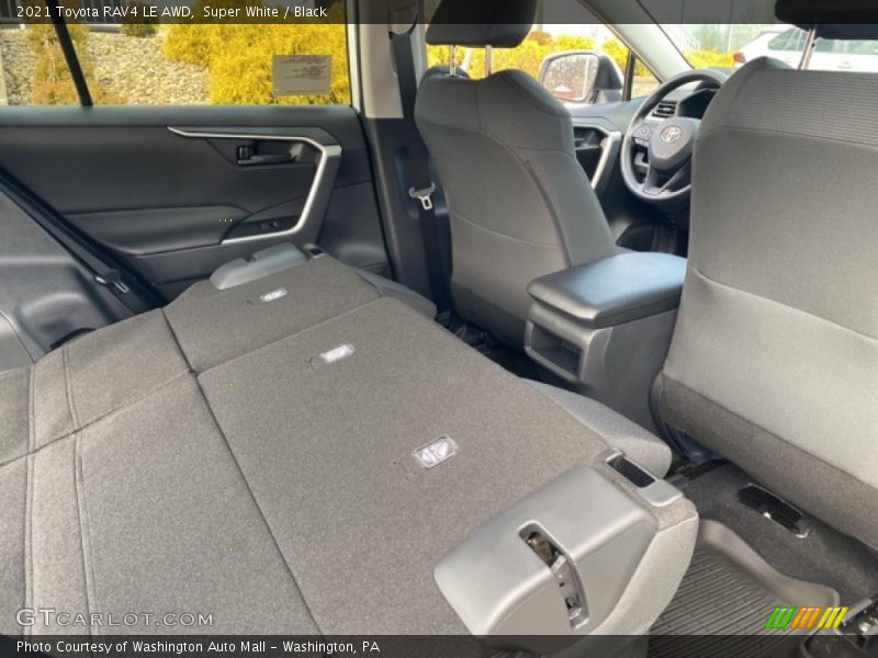 Super White / Black 2021 Toyota RAV4 LE AWD