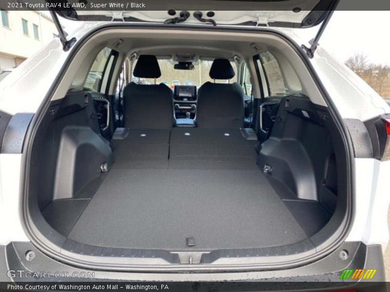 Super White / Black 2021 Toyota RAV4 LE AWD