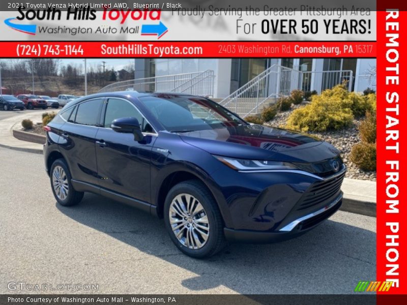 Blueprint / Black 2021 Toyota Venza Hybrid Limited AWD