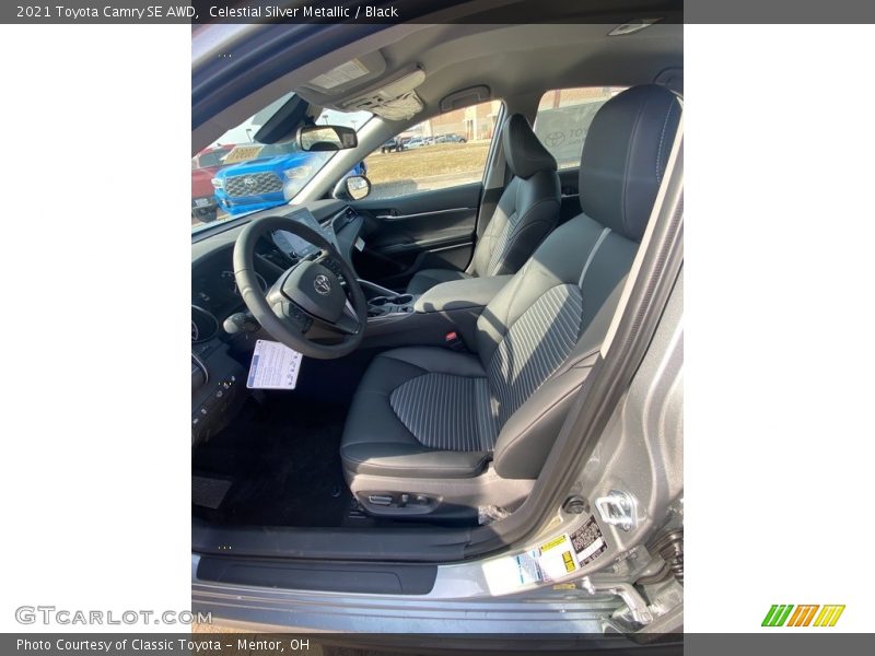Celestial Silver Metallic / Black 2021 Toyota Camry SE AWD
