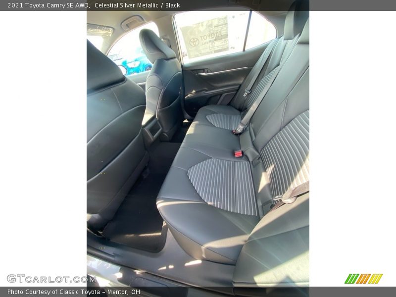 Celestial Silver Metallic / Black 2021 Toyota Camry SE AWD