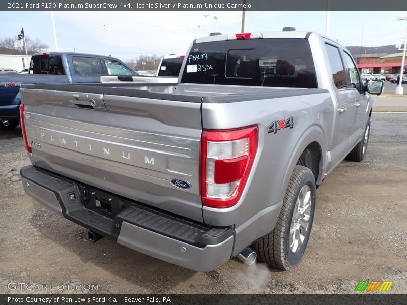 Iconic Silver / Platinum Unique Carmelo 2021 Ford F150 Platinum SuperCrew 4x4