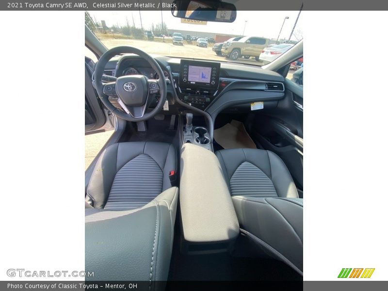 Celestial Silver Metallic / Black 2021 Toyota Camry SE AWD