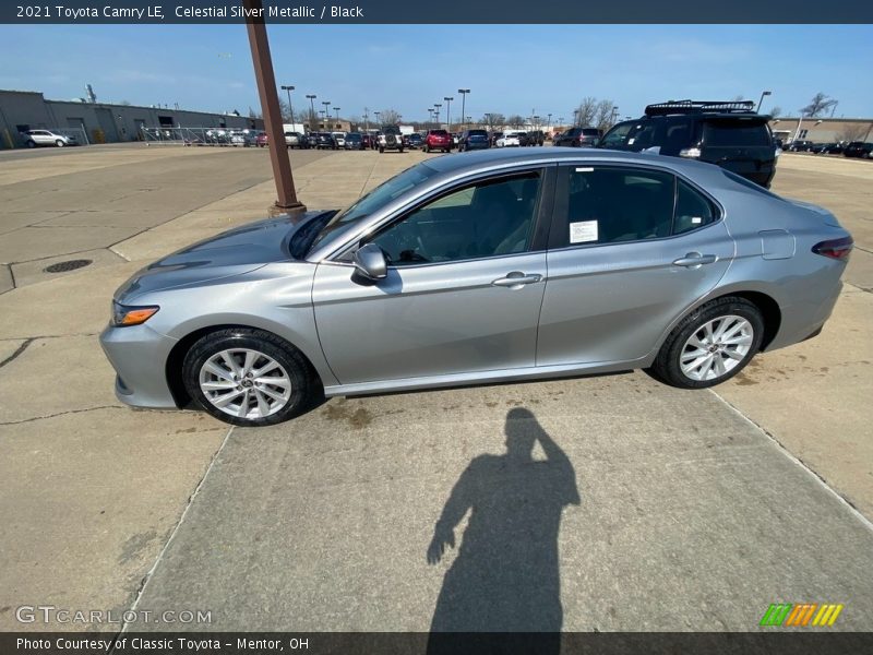 Celestial Silver Metallic / Black 2021 Toyota Camry LE