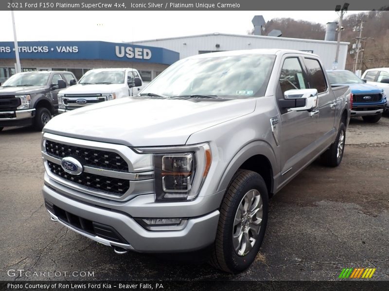 Iconic Silver / Platinum Unique Carmelo 2021 Ford F150 Platinum SuperCrew 4x4