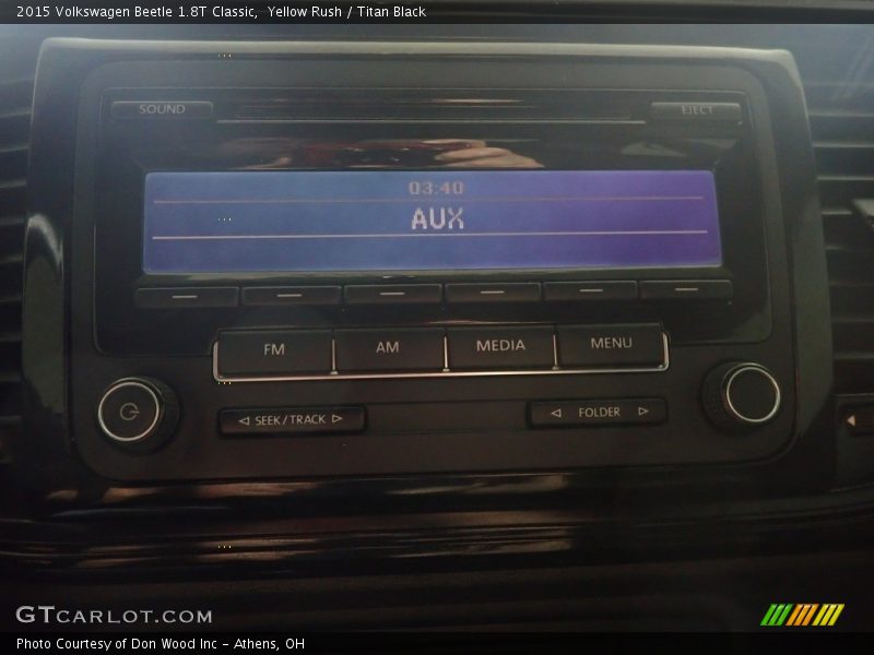 Yellow Rush / Titan Black 2015 Volkswagen Beetle 1.8T Classic