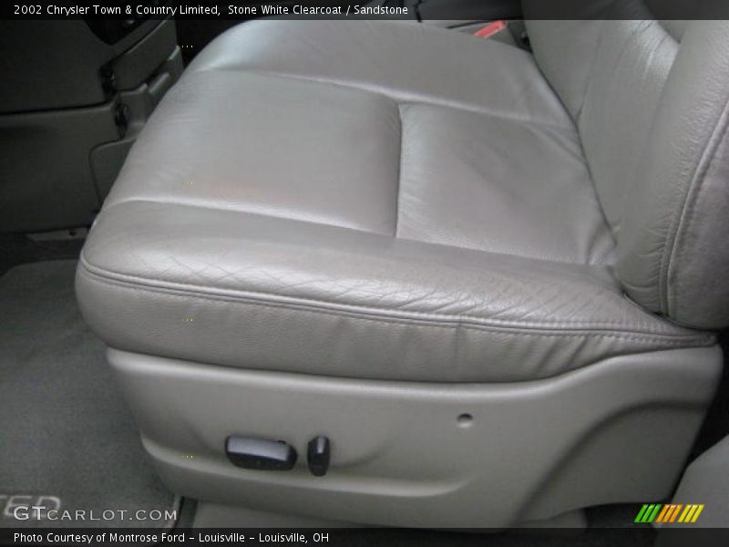 Stone White Clearcoat / Sandstone 2002 Chrysler Town & Country Limited
