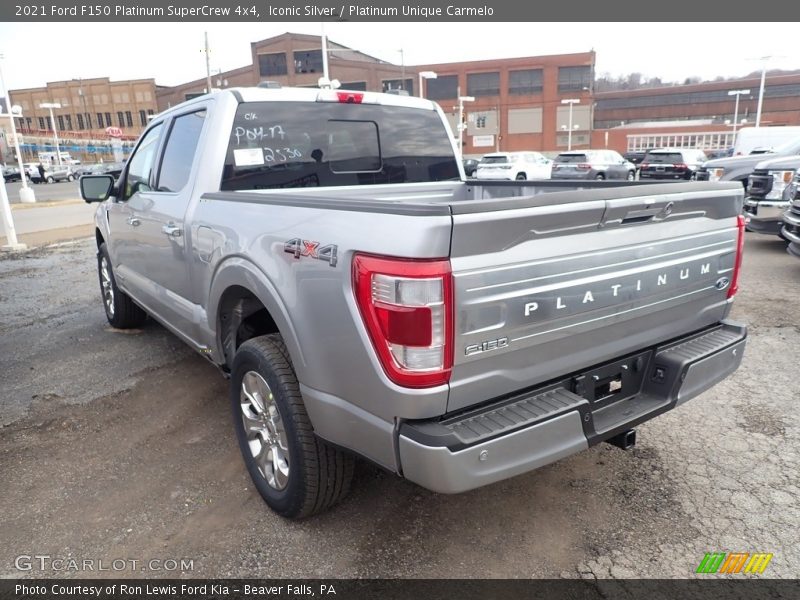 Iconic Silver / Platinum Unique Carmelo 2021 Ford F150 Platinum SuperCrew 4x4
