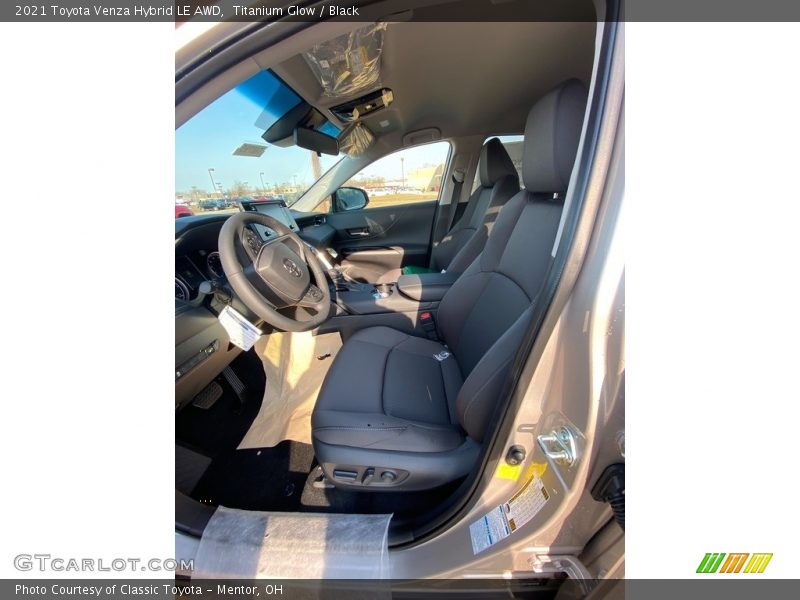 Titanium Glow / Black 2021 Toyota Venza Hybrid LE AWD