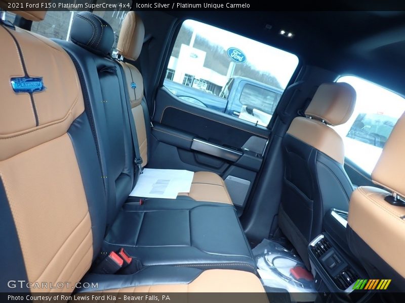 Rear Seat of 2021 F150 Platinum SuperCrew 4x4