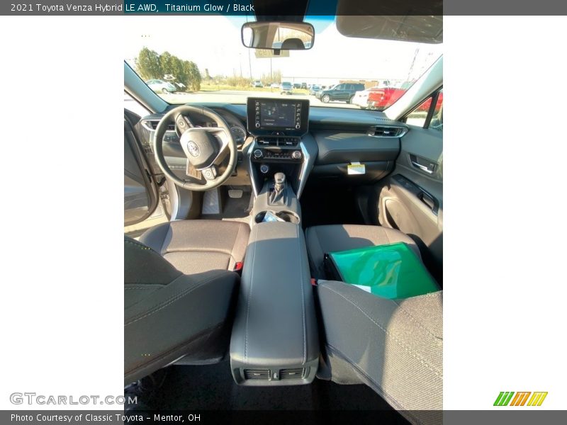 Titanium Glow / Black 2021 Toyota Venza Hybrid LE AWD