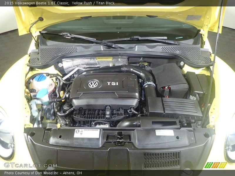 Yellow Rush / Titan Black 2015 Volkswagen Beetle 1.8T Classic
