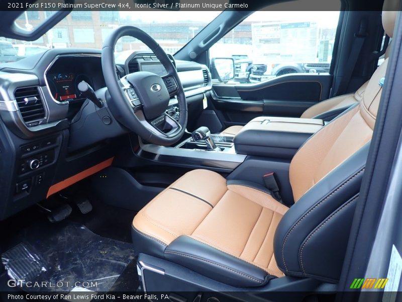  2021 F150 Platinum SuperCrew 4x4 Platinum Unique Carmelo Interior
