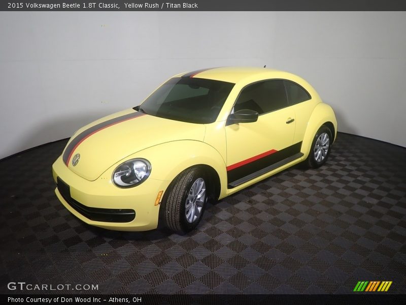 Yellow Rush / Titan Black 2015 Volkswagen Beetle 1.8T Classic