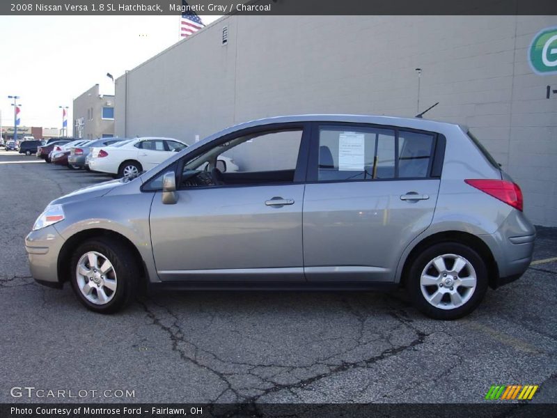 Magnetic Gray / Charcoal 2008 Nissan Versa 1.8 SL Hatchback