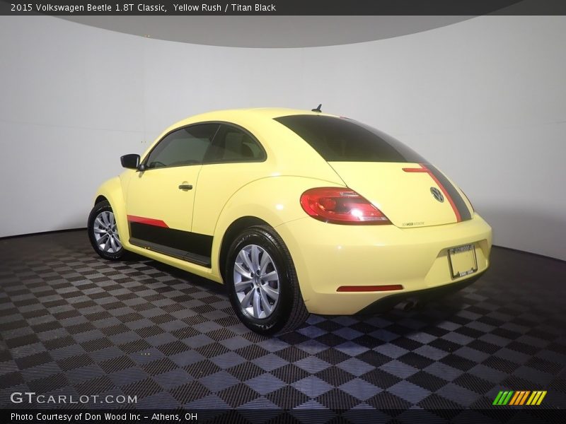 Yellow Rush / Titan Black 2015 Volkswagen Beetle 1.8T Classic
