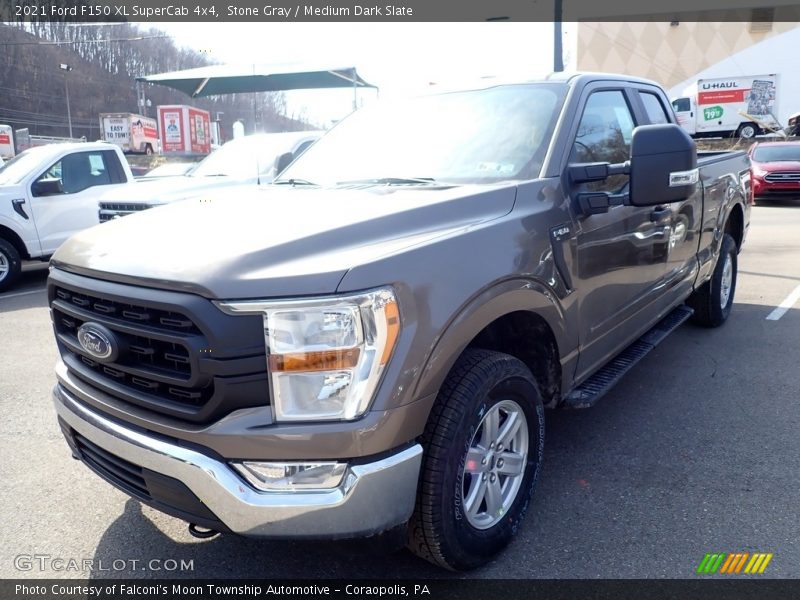 Stone Gray / Medium Dark Slate 2021 Ford F150 XL SuperCab 4x4