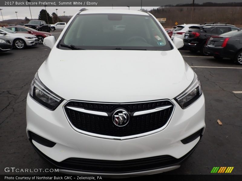 Summit White / Ebony 2017 Buick Encore Preferred