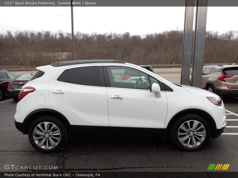 Summit White / Ebony 2017 Buick Encore Preferred