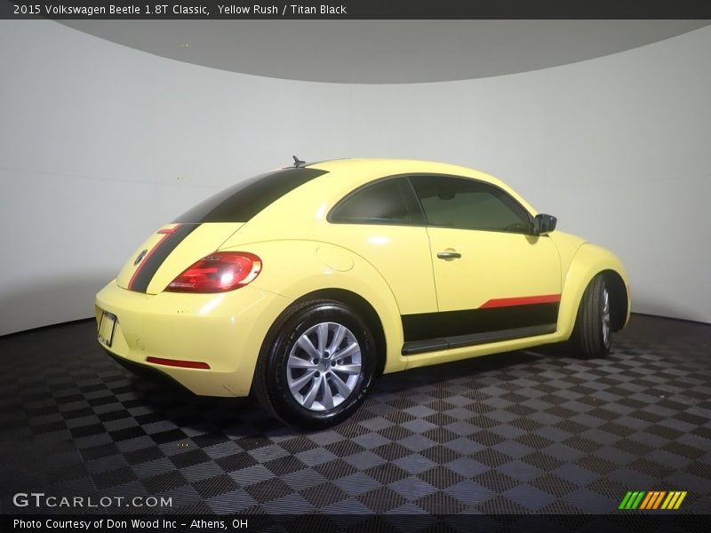 Yellow Rush / Titan Black 2015 Volkswagen Beetle 1.8T Classic