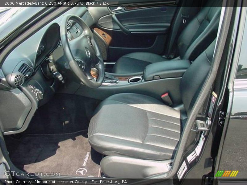 Black / Black 2006 Mercedes-Benz C 280 4Matic Luxury