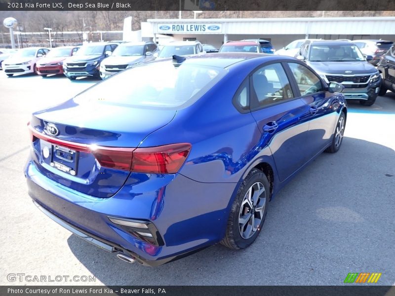 Deep Sea Blue / Black 2021 Kia Forte LXS