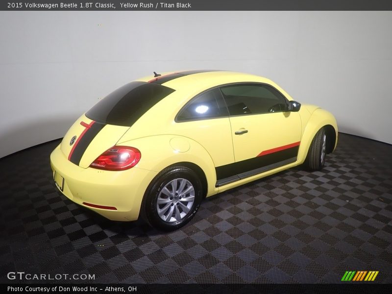 Yellow Rush / Titan Black 2015 Volkswagen Beetle 1.8T Classic