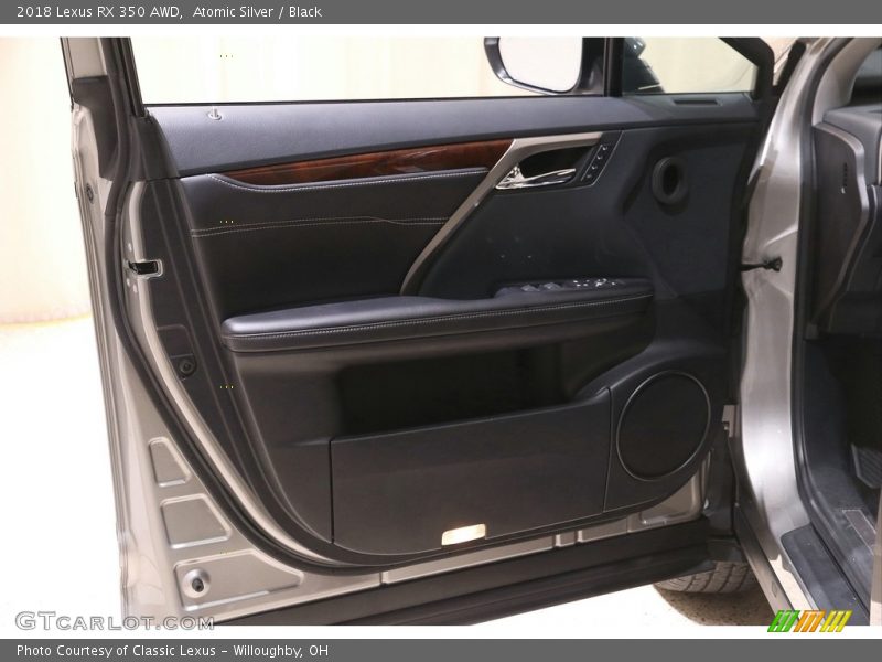 Atomic Silver / Black 2018 Lexus RX 350 AWD