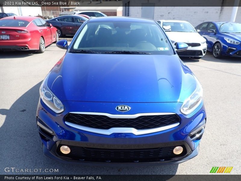Deep Sea Blue / Black 2021 Kia Forte LXS