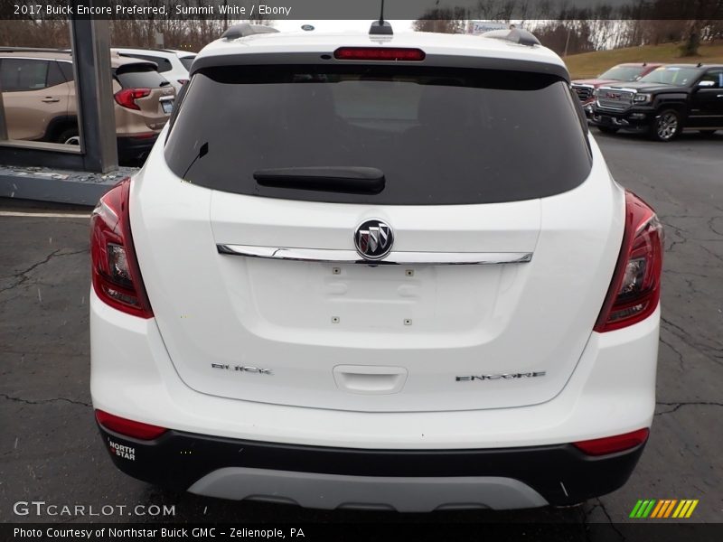 Summit White / Ebony 2017 Buick Encore Preferred