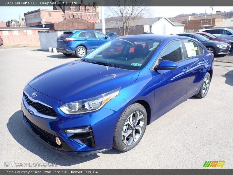 Deep Sea Blue / Black 2021 Kia Forte LXS