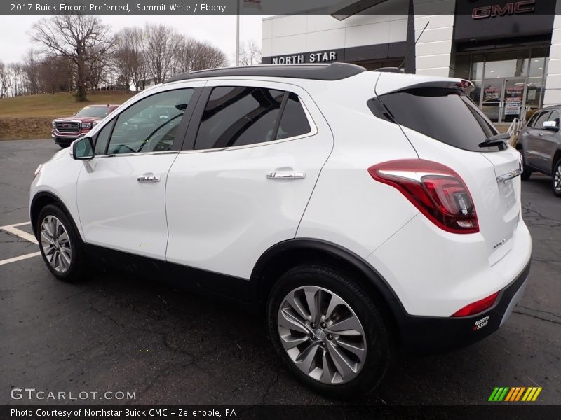 Summit White / Ebony 2017 Buick Encore Preferred