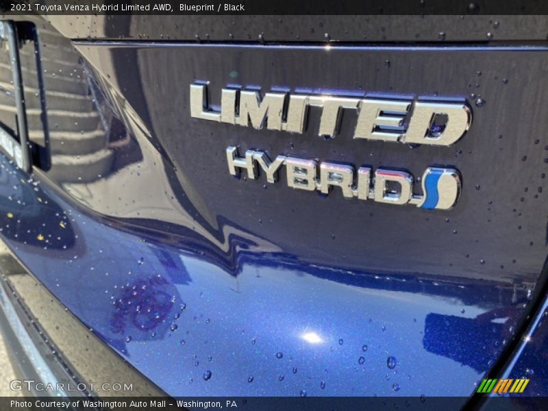 Blueprint / Black 2021 Toyota Venza Hybrid Limited AWD