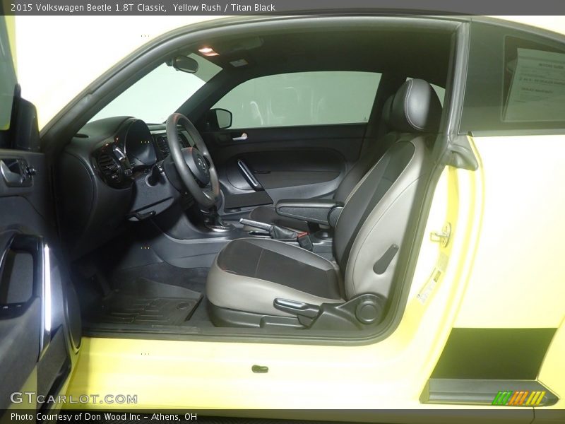 Yellow Rush / Titan Black 2015 Volkswagen Beetle 1.8T Classic