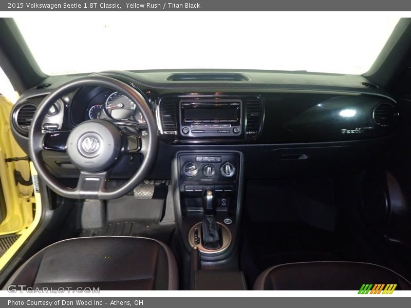 Yellow Rush / Titan Black 2015 Volkswagen Beetle 1.8T Classic