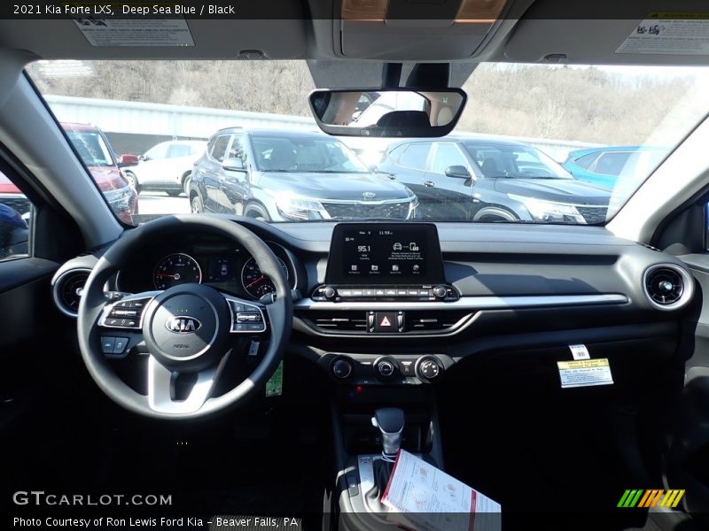 Deep Sea Blue / Black 2021 Kia Forte LXS