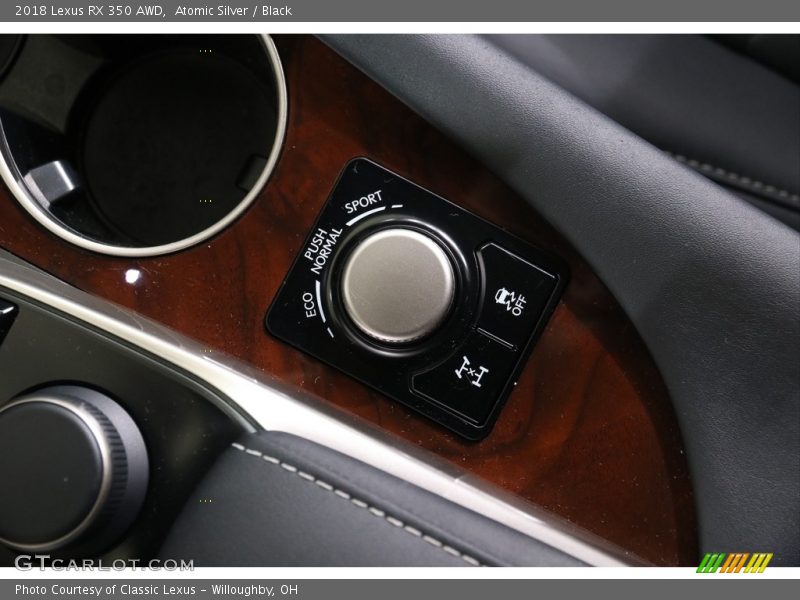 Atomic Silver / Black 2018 Lexus RX 350 AWD