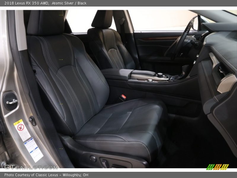 Atomic Silver / Black 2018 Lexus RX 350 AWD
