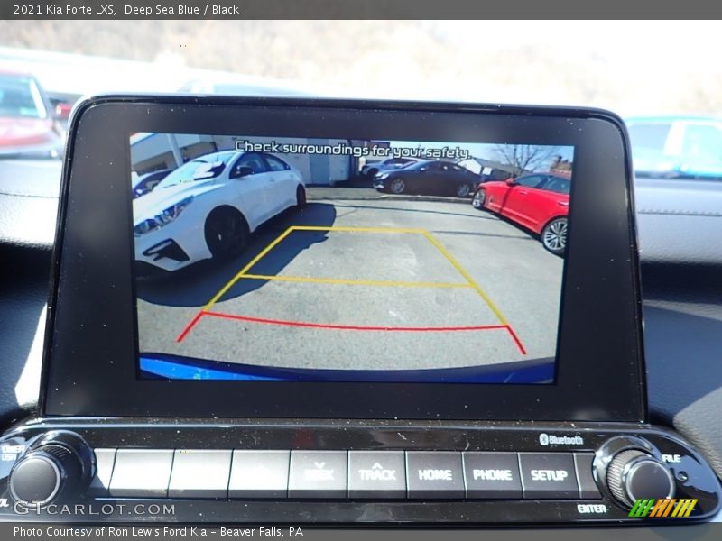Deep Sea Blue / Black 2021 Kia Forte LXS