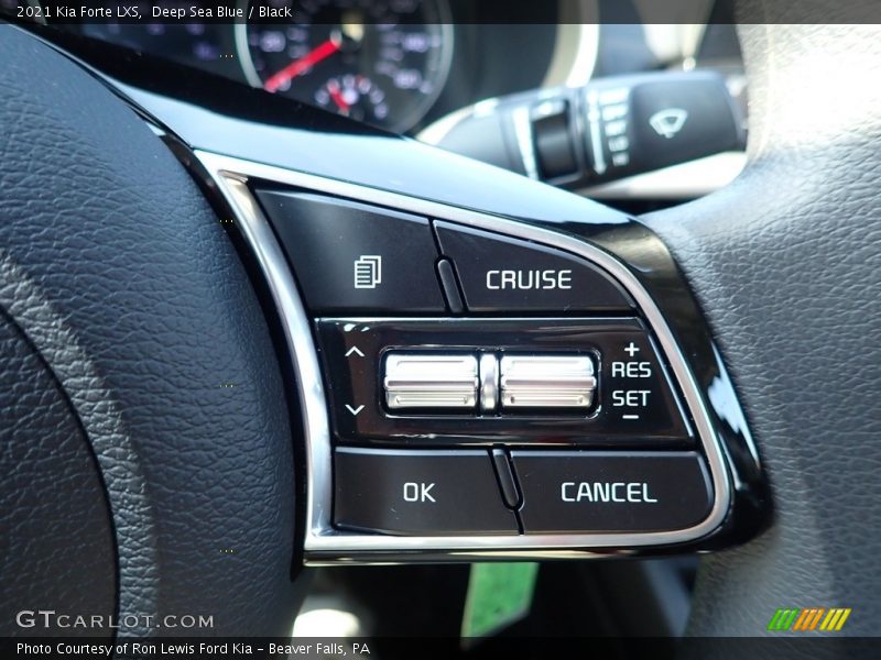 Deep Sea Blue / Black 2021 Kia Forte LXS