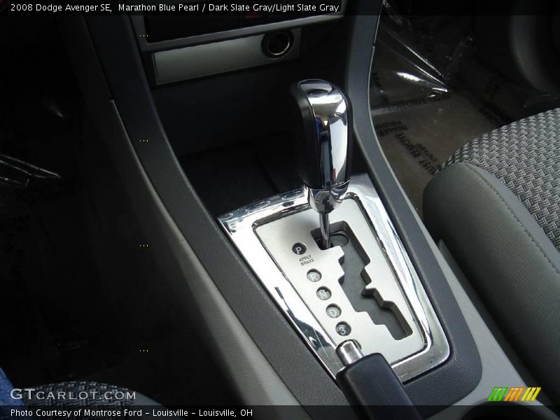 Marathon Blue Pearl / Dark Slate Gray/Light Slate Gray 2008 Dodge Avenger SE