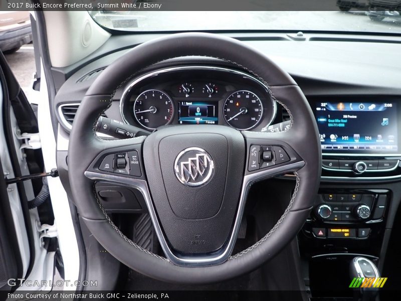 Summit White / Ebony 2017 Buick Encore Preferred