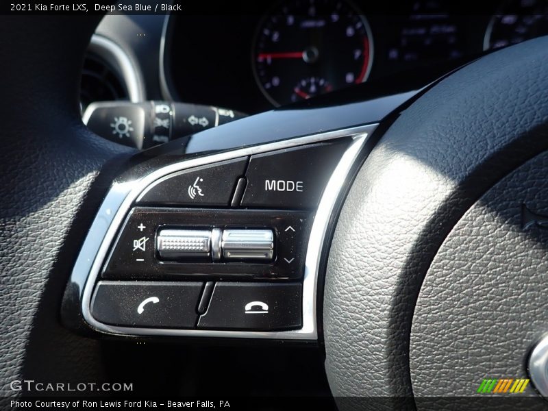 Deep Sea Blue / Black 2021 Kia Forte LXS