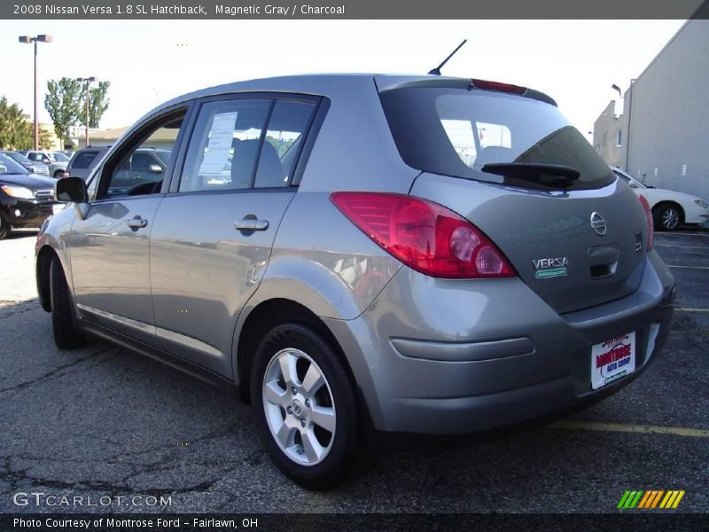 Magnetic Gray / Charcoal 2008 Nissan Versa 1.8 SL Hatchback